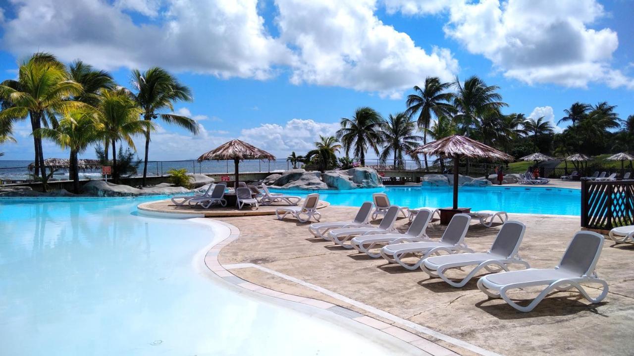 Studio Avec Grande Piscine, Plage Vanille Caraibes Saint-Francois  Exterior photo